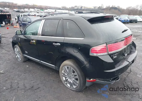 2010 Lincoln Mkx z USA, uszkodzony, nr VIN 2LMDJ6JC1ABJ00683